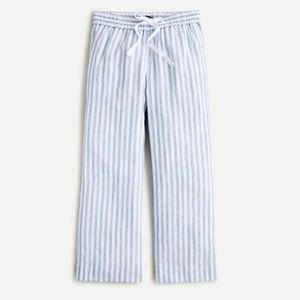 J. Crew Drawstring Linen Stripe Pant for Women